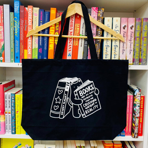 Secret Planet Print Shop - Book Crush Jumbo Tote